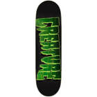 Creature Skateboard Deck Logo Outline Stumps | Black | 8.6"