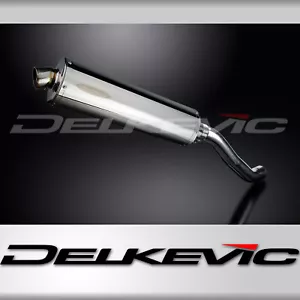 Kawasaki Z750 2004-2006 Delkevic Slip On 18" Oval Stainless Exhaust Muffler Kit - Foto 1 di 5