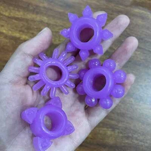 4Pcs Elastic Penis Cock Ring Super Stretchy Strong Stay Harder for Men Delay SM - Picture 1 of 60