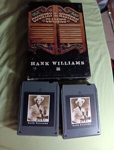 Country And Western Classics - Hank Williams - Lot de 8 pistes - 2 bandes