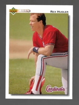 1992 Upper Deck #670 Rex Hudler Near mint or better - Image 1 of 2