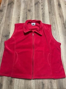 Metropolitan Vest, Men's Size XXL, Red, Full Zip, Sleeveless - Picture 1 of 8