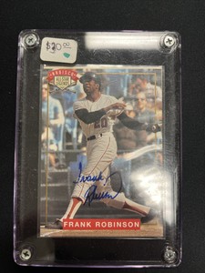 1994 94 Nabisco All-Star Legends Frank Robinson Auto Signed Orioles