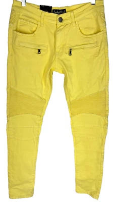 Embellish Denim Men’s Distressed Biker Jeans Size 30x34 New With Tags - Image 1 of 4