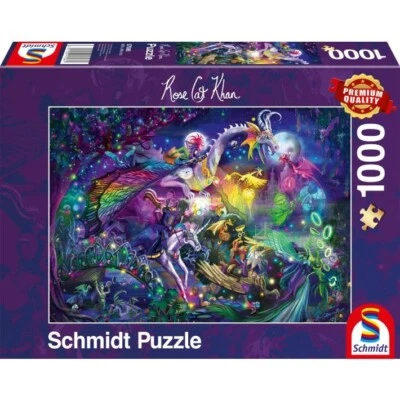 Puzzle Rose Cat Khan - Circo Notturno Estivo - 1000 pz - Schmidt 57586 - Immagine 1 di 2