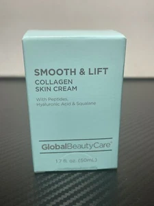 Global Beauty Care Smooth & Lift Collagen Skin Cream 1.7oz NEW - Picture 1 of 6