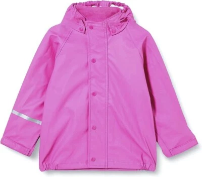 Baby Girl Pink PU Hooded Raincoat Size 86 / Age 18 Months / 1.5 Yrs - Image 1 of 3