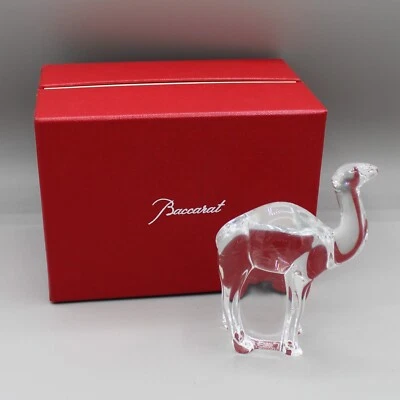 Baccarat Crystal Camel Figurine Noah's Ark Dromedary w/ Box - Image 1 of 4