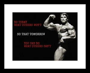 Arnold Schwarzenegger 8x10 Print Bodybuilding Inspiration Muscle Terminator - Picture 1 of 2