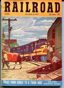 Railroad Magazine August, 1954 GD 121115jhe - Picture 1 of 1