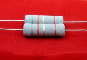2er Set 0,68 Ohm 5 Watt Mundorf Metalloxidwiderstand MOX Widerstände 2% Toleranz - Bild 1 von 1