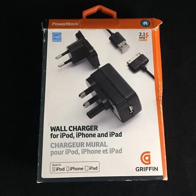 Griffin PowerBlock Wall Charger iPod iPhone iPad - Image 1 of 2