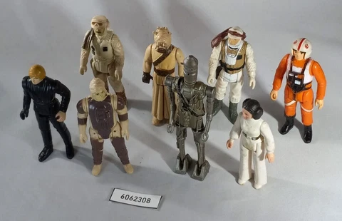 Vintage Star Wars Lot  of 8 Hoth Luke Skywalker Rebel Leia Ig-88 ANH ESB Cover
