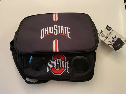 NWT Ohio State University OSU Buckeyes Bluetooth Cooler Wireless Speaker 24 Cans Cover