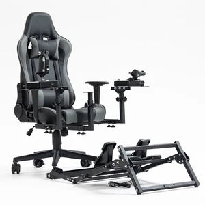 Marada Flight Simulator Gaming Seat with Pedal Mount for Logitech Thrustmaster - Afbeelding 1 van 21