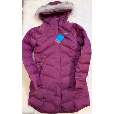 Chaqueta Parka Columbia Lay D Abajo Mediana Marionberry Brillo Magenta 550 Plumón Nueva con Etiquetas  Foto 1 de 4