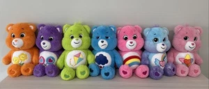 Lot of 7 Care Bears 14" Plush Set 2020 2021 2022 Good Luck Grumpy Friendship - Picture 1 of 22