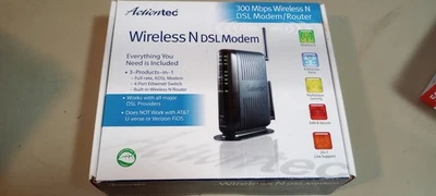 Actiontec GT784WN 4 Port  10/100 Wireless N DSL Modem / Router - Image 1 of 2