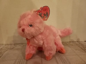 TY Beanie Baby Tafetán Pinkys Rosa Gato Gatito Muñeca de Peluche Retirada Nueva con Etiquetas - Imagen 1 de 10