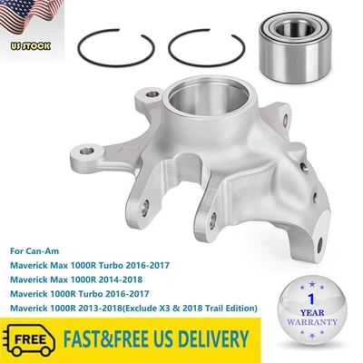 Nudillo y cojinete trasero izquierdo para Can-Am Maverick 1000R, Max 1000R 705501730 Foto 1 de 4