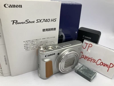 Excellent Canon PowerShot SX740 HS silver Compact Digital Camera Zoom B259 - Image 1 of 4