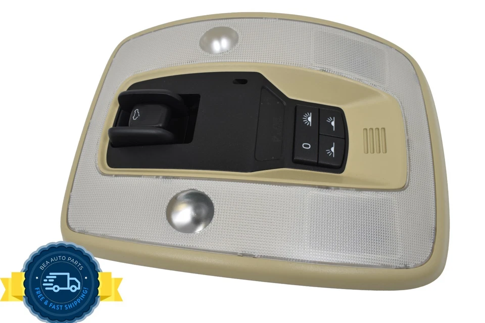 Volvo S60 2014-2018 consola superior beige domo luz mapa lámpara OEM 39826636 Foto 1 de 4