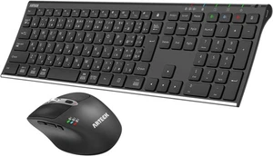Arteck Bluetooth Tastatur Maus Set Multi-Pairing Kann Connect To 3 Geräte At . - Picture 1 of 7