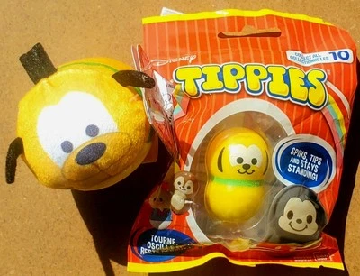 [2] Figura PLUTO Disney Tippies ☆1ª Serie y Mini Peluche Disney TSUM TSUM Foto 1 de 4