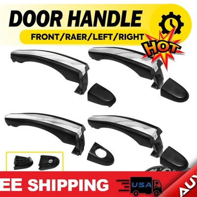 Левая передняя задняя правая наружная дверная ручка для 2006 07-2011 Azera Hyundai с грунтовкой - Изображение 1 из 4