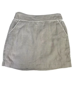 Loft Skirt Women’s 6 Tan Casual Above Knee Pockets Preppy Work Minimalist - Picture 1 of 7
