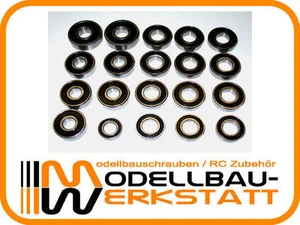 Kugellager-Set für Reely Carbon Fighter 2WD Breaker Racer 20 Lager bearing kit - Foto 1 di 1