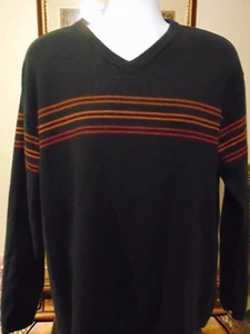Tundra Men's Cosby/Coogi Style Striped Pull over sweater long Sleeve XL - Picture 1 of 3