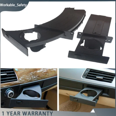 Portavasos delantero para BMW Serie 5 E60 E61 2004-2010 izquierda derecha + conductor pasajero Foto 1 de 4