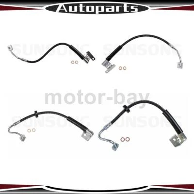 Línea de freno hidráulico de manguera de freno delantero trasero para Lincoln Town Car 2003 2011 Foto 1 de 4