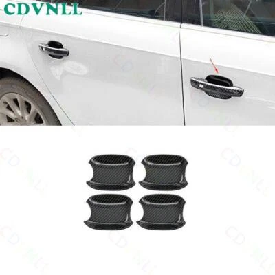 For Audi A3 S3 RS3 2015-2020 ABS Carbon Fiber Exterior Side Door Bowl Frame Trim - Imagem 1 de 4