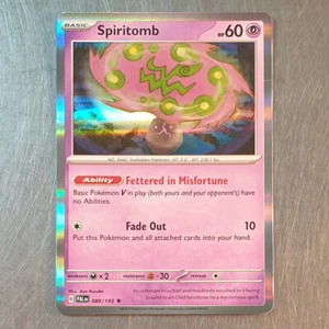 2023 Pokemon Scarlet Violet Paldea Evolved Rare Holo Spiritomb Card 089/193 - Bild 1 von 2