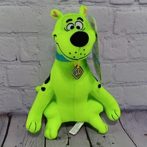 NEW Scooby-Doo Plush Scooby Fluorescent Neon Green Toy Factory 9” Warner Bros - Picture 1 of 11