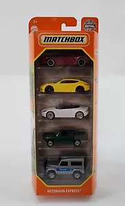 Matchbox 5 Pack Autobahn Express 2021 Ford Porsche Aston Martin BMW Land Rover - Picture 1 of 6