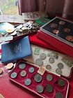 Old Coins Job Lot Mix Old Coins World  With  Proof  Coin 1985