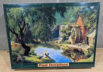 NOS Sealed Yanoman 1000 Piece Jigsaw Puzzle - The Good Old Days - Paul Detlefsen - Image 1 of 3