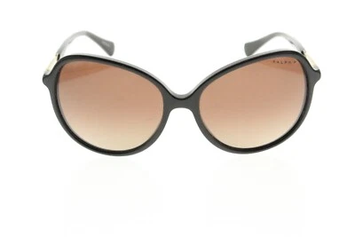 Óculos de sol polarizado Ralph Lauren RA5220 1377/T5 ouro preto 57-15 135 mm - Imagem 1 de 4