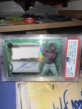 2020 Topps Triple  Threads Ronald Acuna Emerald Green /50  Auto 🔥🔥🔥💰💰💰