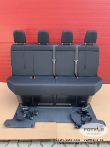 Mercedes Sprinter W907 Sitzbank hinterer Fahrgastraum vier Sitze DOKA Kunstleder - Picture 1 of 1