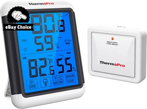 TP65B Wireless Hygrometer Thermometer Humidity Monitor 150M Range - Picture 1 of 12