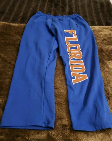 Adidas Florida Gators UF Mens 2XL XXL Blue Athletic Sweatpants Cover