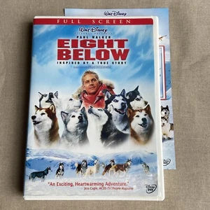 Eight Below (DVD 2006 FS +Guide) Walt Disney True Story Live-Action Dogsled Team - Picture 1 of 11