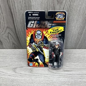 G.I. JOE 25TH ANNIVERSARY FOIL “DESTRO” THE ENEMY NEW ON CARD 2008