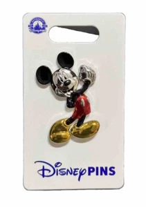 2024 Disney Parks Sculpted Metallic Collection Pin Mickey Mouse - Picture 1 of 1
