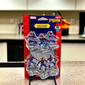 Brand New Vintage 2004 Spider-Man 6 Piece Set Party Cake Toppers Marvel - Picture 1 of 6