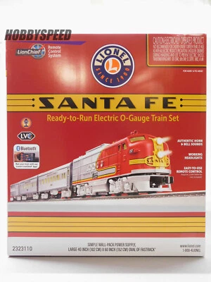 LIONEL SANTA FE SUPER CHIEF LIONCHIEF 5.0 BLUETOOTH O GAUGE TRAIN SET 2323110 - Image 1 of 2